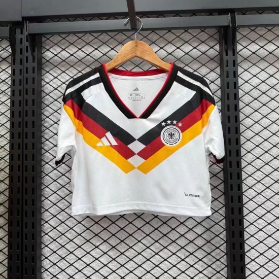 Deutschland Heim kurzes Tanktop-fußball trikot WM 2026 für Dame M001 Deutschland Heim kurzes Tanktop-fußball trikot WM 2026 für Dame M001