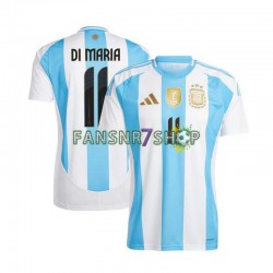 Argentinien fußball trikot Di Maria 11 Herren Heim Copa America 2024 Kurzarm