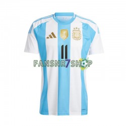 Argentinien fußball trikot Di Maria 11 Herren Heim Copa America 2024 Kurzarm