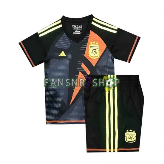 Argentinien fußball trikot Euro 2024 Torhüter Kinder Heim Kurzarm