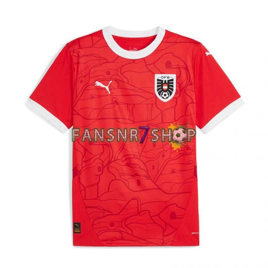 Österreich fußball trikot Euro 2024 Herren Heim Kurzarm