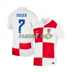 Kroatien fußball trikot Euro 2024 Lovro Majer 7 Herren Heim Kurzarm