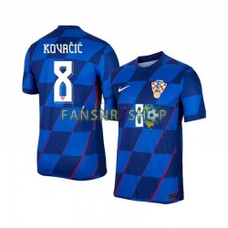 Kroatien fußball trikot Euro 2024 Mateo Kovacic 8 Herren Auswärts Kurzarm