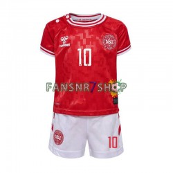 Dänemark fußball trikot Euro 2024 Eriksen 10 Kinder Heim Kurzarm