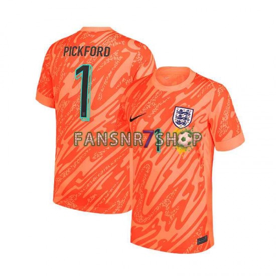 England fußball trikot Euro 2024 Pickford 1 Torhüter Herren Heim Kurzarm