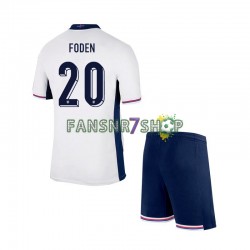 England fußball trikot Euro 2024 Phil Foden 20 Kinder Heim Kurzarm
