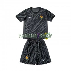 Frankreich fußball trikot Euro 2024 Torhüter Kinder Auswärts Kurzarm
