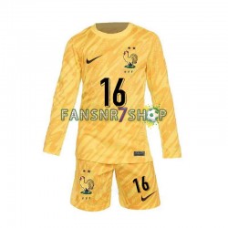 Frankreich fußball trikot Euro 2024 Mike Maignan 16 Torhüter Kinder Heim Langarm