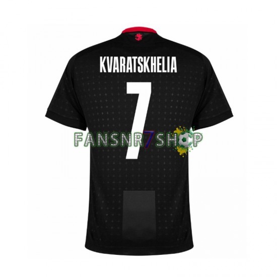 fußball trikot Euro 2024 Georgia Kvaratskhelia 7 Herren Auswärts Kurzarm