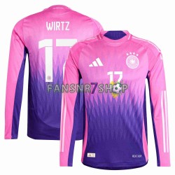 Deutschland fußball trikot Euro 2024 Florian Wirtz 17 Herren Auswärts Langarm