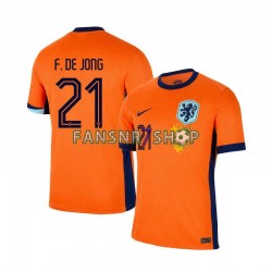 Niederlande fußball trikot Euro 2024 Frenkie de Jong 21 Herren Heim Kurzarm