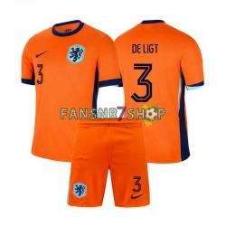 Niederlande fußball trikot Euro 2024 Matthijs de Ligt 3 Kinder Heim Kurzarm Niederlande fußball trikot Euro 2024 Matthijs de Ligt 3 Kinder Heim Kurzarm
