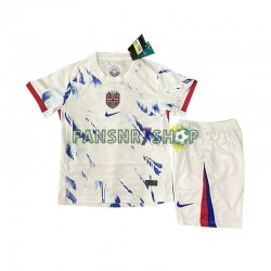 Norwegen fußball trikot Kinder Auswärts 2024 Kurzarm