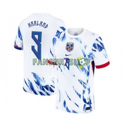 Norwegen fußball trikot Erling Haaland 9 Herren Auswärts 2024 Kurzarm Norwegen fußball trikot Erling Haaland 9 Herren Auswärts 2024 Kurzarm