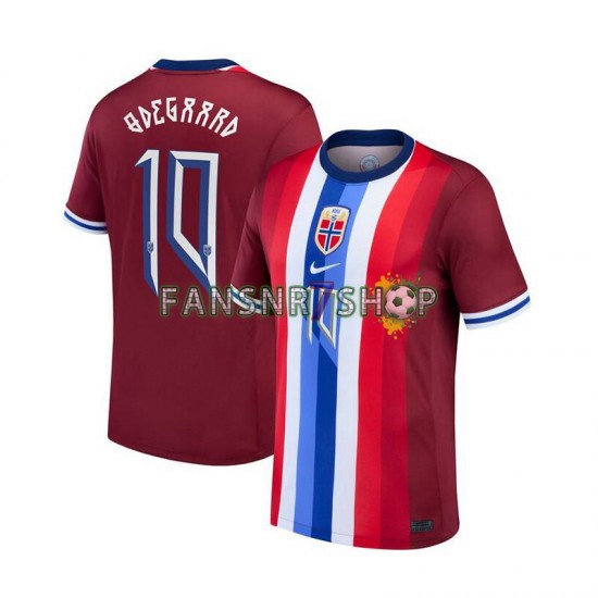 Norwegen fußball trikot Martin Odegaard 10 Herren Heim 2024 Kurzarm