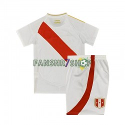 Peru fußball trikot Kinder Heim Copa America 2024 Kurzarm