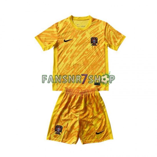 Portugal fußball trikot Euro 2024 Torhüter Kinder Heim Kurzarm