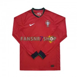 Portugal fußball trikot Euro 2024 Herren Heim Langarm