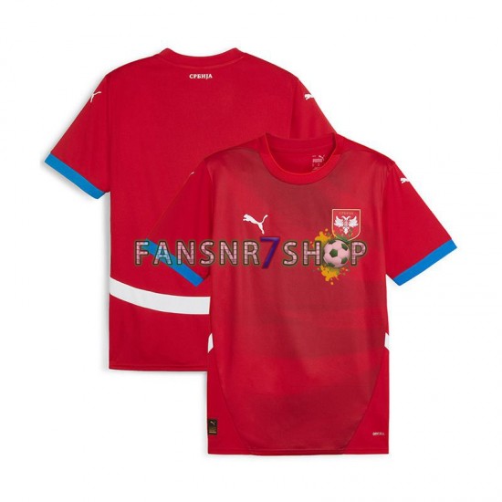 Serbien fußball trikot Euro 2024 Herren Heim Kurzarm