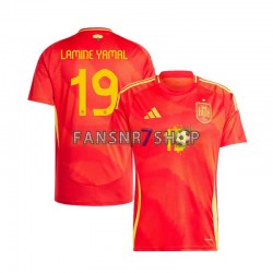 Spanien fußball trikot Euro 2024 Lamine Yamal 19 Herren Heim Kurzarm