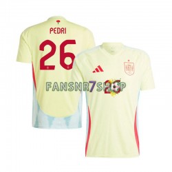 Spanien fußball trikot Euro 2024 Pedri 26 Herren Auswärts Kurzarm