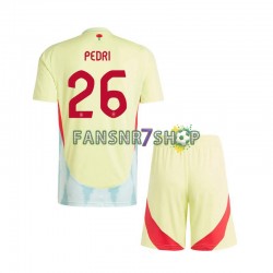 Spanien fußball trikot Euro 2024 Pedri 26 Kinder Auswärts Kurzarm