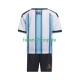Argentinien fußball trikot WM 2026 Kinder Heim Kurzarm