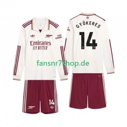 Arsenal fußball trikot Gyokeres 14 Kinder Ausweich 2025-2026 Langarm