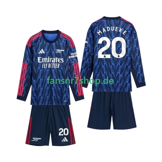 Arsenal fußball trikot Madueke 20 Kinder Auswärts 2025-2026 Langarm