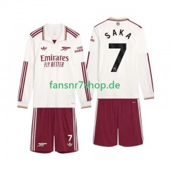Arsenal fußball trikot Saka 7 Kinder Ausweich 2025-2026 Langarm