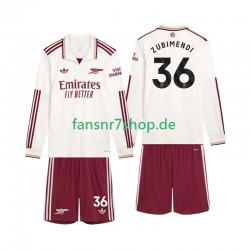 Arsenal fußball trikot Zubimendi 36 Kinder Ausweich 2025-2026 Langarm