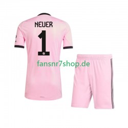 FC Bayern München fußball trikot Manuel Neuer 1 UCL Torhüter Kinder Ausweich 2025-2026 Kurzarm