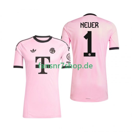 FC Bayern München fußball trikot Manuel Neuer 1 UCL Torhüter Herren Ausweich 2025-2026 Kurzarm