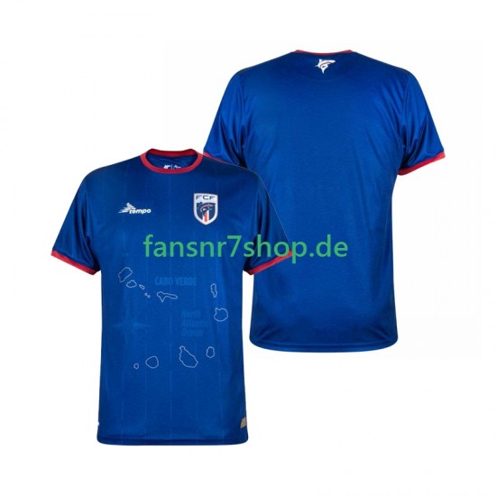 fußball trikot Cape Verde Herren Heim 2024-2025 Kurzarm