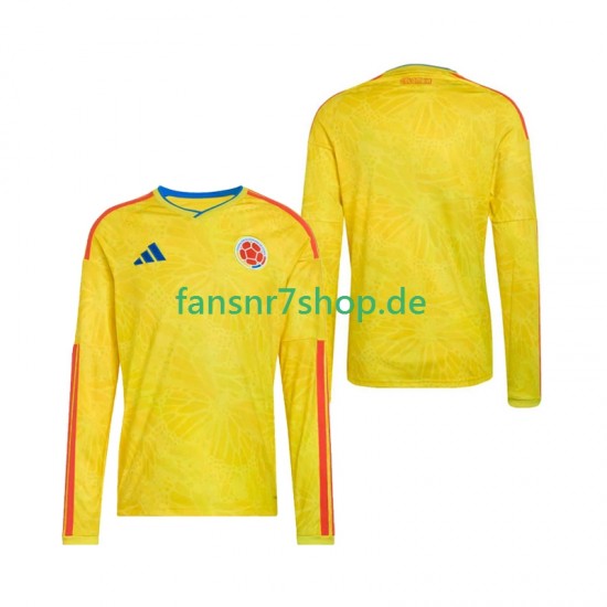 Kolumbien fußball trikot WM 2026 Herren Heim Langarm