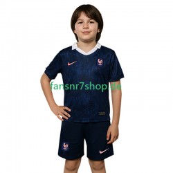 Frankreich fußball trikot Kinder Heim 2025 Kurzarm