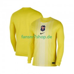 Frankreich fußball trikot Torhüter Herren Heim 2025 Langarm Frankreich fußball trikot Torhüter Herren Heim 2025 Langarm
