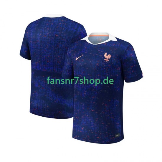 Frankreich fußball trikot Herren Heim 2025 Kurzarm