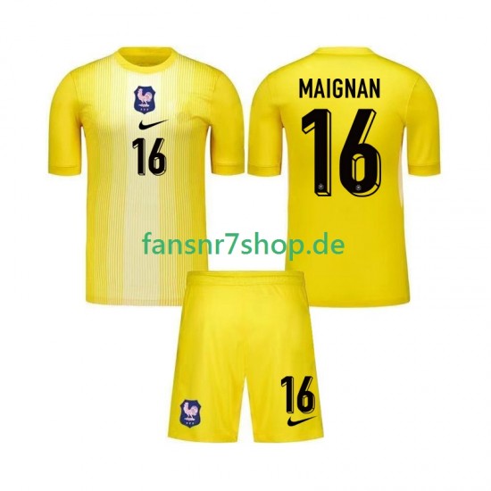 Frankreich fußball trikot Lucas Chevalier 16 Torhüter Kinder Heim 2025 Kurzarm Frankreich fußball trikot Lucas Chevalier 16 Torhüter Kinder Heim 2025 Kurzarm