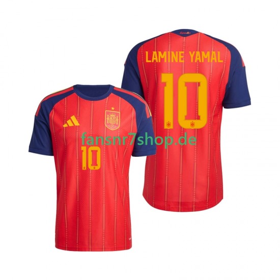 Spanien fußball trikot WM 2026 Lamine Yamal 10 Herren Heim Kurzarm