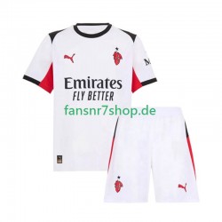 AC Mailand fußball trikot Kinder Auswärts 2025-2026 Kurzarm