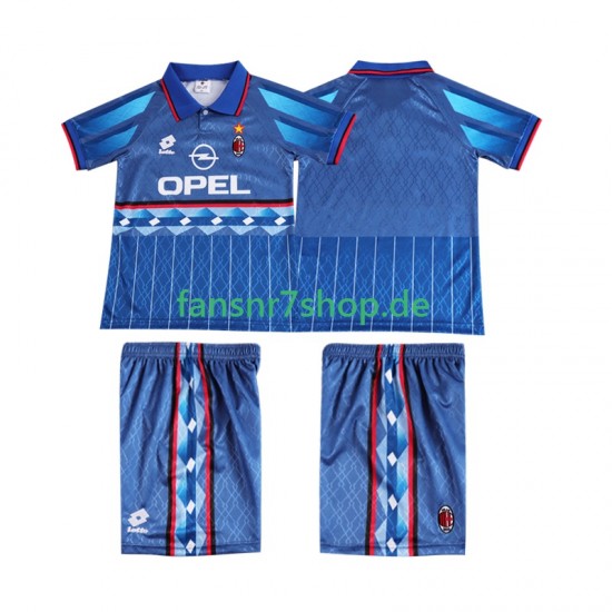 AC Mailand fußball trikot 1995 1996 Kinder Auswärts Retro Kurzarm