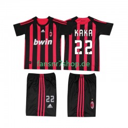 AC Mailand fußball trikot KAKA 22 2009 Kinder Heim Retro 2008 Kurzarm