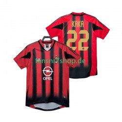 AC Mailand fußball trikot KAKA 22 2005 Herren Heim Retro 2004 Kurzarm