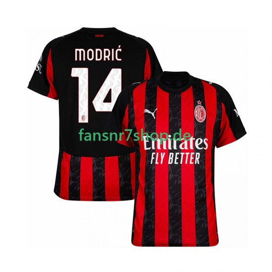 AC Mailand fußball trikot Modrić Luca 14 Herren Heim 2025-2026 Kurzarm