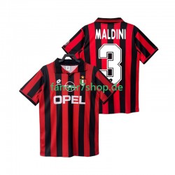 AC Mailand fußball trikot MALDINI 3 1996 1997 Herren Heim Retro Kurzarm