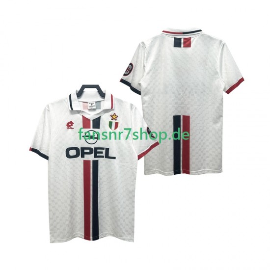 AC Mailand fußball trikot 1996 1997 Herren Auswärts Retro Kurzarm