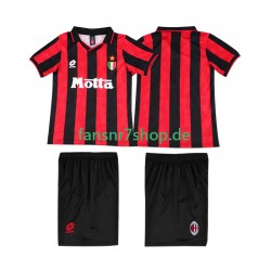 AC Mailand fußball trikot 1993 Kinder Heim Retro 1994 Kurzarm