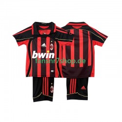 AC Mailand fußball trikot 2007 Kinder Heim Retro 2006 Kurzarm