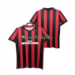 AC Mailand fußball trikot 1991 Herren Heim Retro 1990 Kurzarm